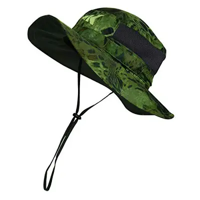 KastKing Sol Armis UPF 50 Boonie Hat - Sun Protection Hat, Fishing Hat, Beach & Hiking Hat, Paddling,Prym1 Turquoise Fizz Fade