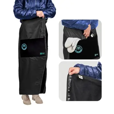 Stadium Blanket – Wearable Lower-Body Thermal Wrap for Outdoor Sports, Cold Weather Events & Camping, Weatherproof Sports Blanket for Superior Warmth – Mozy