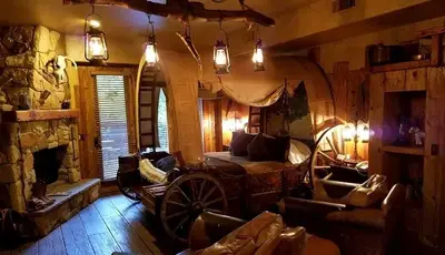 Playing Cowboy and Pioneer Lady at Adobe Grand Villas
