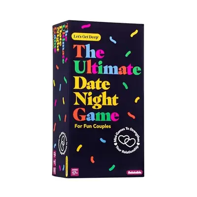 The Ultimate Date Night Game by Relatable, Great for Couples Games and Stay at Home Date Night Ideas, From The Makers of Let's Get Deep Relationship Card Game, Includes 200 Cards & Spinner