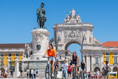 Lisbon Bike Tour: Downhill Downtown Lisbon to Belém