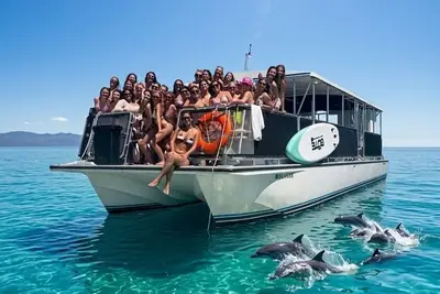 Private Charter: Shell Island Snorkeling & Dolphin Adventure