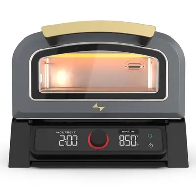Current® Model P+ Smart Electric Pizza Oven, 12-Inch, Slate