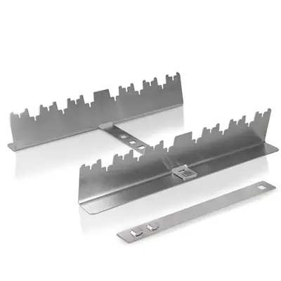 Kabob Rack Set for Kabob Skewers, Stainless Steel, Stablizer Bar
