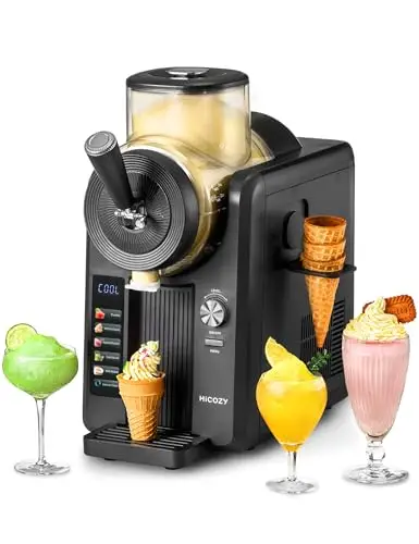 HiCOZY F3 Slushie Machine & Soft Serve Ice Cream Machine