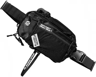 RAVERUNNER Modular Fanny Pack Crossbody Sling Bag for Men with 8 Secure Pockets 