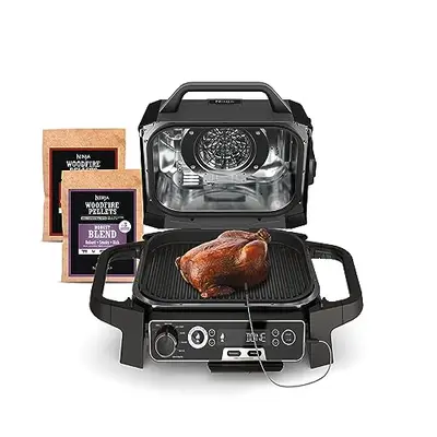 Ninja Woodfire Pro 7-in-1 Master Grill, BBQ Smoker, & Outdoor Air Fryer