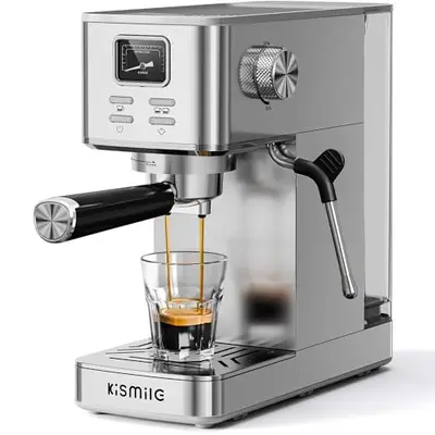 Kismile Espresso Machines with Milk Frother