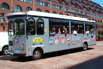 80-Minutes NON-STOP Trolley of Historic Boston and Freedom Trail